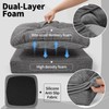 BUYUE Thickened Chair Cushion for Elderly 20" x 20" x