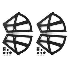 Furniture Swivel Frame, 4pcs/Set Home Furniture Shoes Drawer Cabinet Hinge Flip Plate Frame Swivel Rack Accessories for Kitchen Living Room