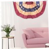 CIYODO Independence Day Usa Flag Bunting Decorative Fan Shaped Banners
