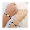 Adjustable Sunflower Friendship Bracelet with Wish String for Wealth Luck Couple