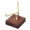 Perfeclan Wooden Display Stand for Fossils, Rocks, Geode, Agate, Crystals,