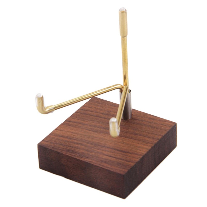 Perfeclan Wooden Display Stand for Fossils, Rocks, Geode, Agate, Crystals,