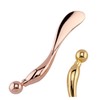 NOLITOY Long Lasting Beauty Tool Zinc Alloy Eye Cream Spoon