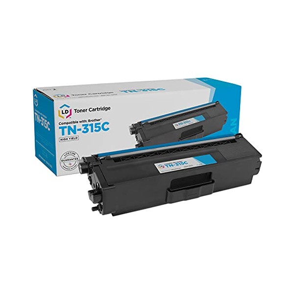 LD Compatible Toner Cartridge Replacement for Brother TN315C High Yield