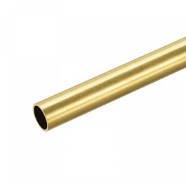 sourcing map Brass Round Tube 14mm OD 1mm Wall Thickness 200mm Length Pipe Tubing
