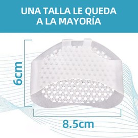 BEAUTY CHOICE Almohadillas para Pies Protector de Gel para Mujer y Hombre, Plantillas de Bola de Pie Antideslizantes y Reutilizables, Almohadillas Metatarsianas para Alivio Dolor En Antepié, 3 Pares