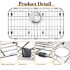 jkxoo 23’’ x 13’’ Sink Protectors for Kitchen Sink, Stainless