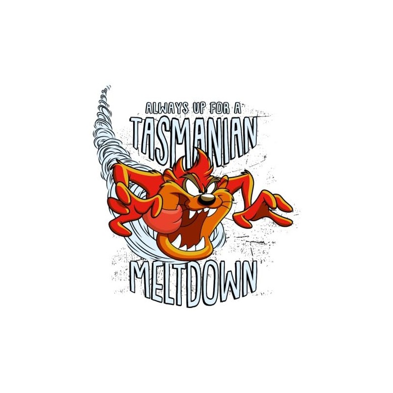 Spreadshirt Looney Tunes Tasmanian Devil Meltdown Sticker, 10 x 10
