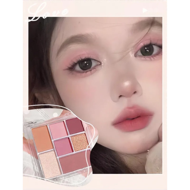 Paleta De Sombras De Ojos Tangram: Tonos Tierra Brillantes Y
