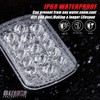BLIAUTO 5x7 H6054 LED Headlights Dot Approved Rectangle 7x6 LED
