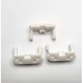 (3) Replacement Wahl Trimmer Lithium Ion White Backing Plastic Bracket T blade