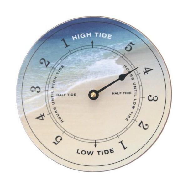 Tide Time Nautical Tide Clock - Beach Face