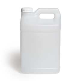 FastRack Hedpak with Cap, 1-Pack, 2.5 Gallon Carboy, White Container, Food Grade – BPA Free, Leak-Proof for Fermentation, Storage and Brewing. 1 Black Rubber Cap Gripper Included