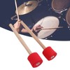 2PCS Bass Foam Drum Mallet Oak Handle EVA Foam Head