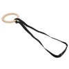 Gymnastic Rings, Odourless Solid Wooden Gymnastics Rings for Home for