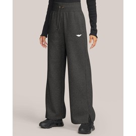 AMERICAN HEAVEN Women's Super Fleece Sweatpants | High-Waisted Wide- Leg Yoga Drawstring Fashion Pants | Multi Packs Colors