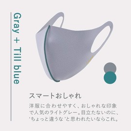 ARDW Mask Light (Gray + Thill Blue) M Size (x 1)