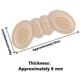 Yuiturt 4 Pairs Foam Heel Pads for Shoes, Anti-Slip Heel Grips Liner Protectors for Men Women Heel Cushions Inserts, High Heel Comfort Pads to Prevent Slipping Blisters Pain for Loose Too Big Shoes