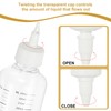 PATIKIL 230 Ml/8 oz Plastic Squeeze Bottles with White Twist