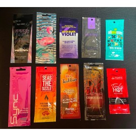 Variety TANNING PKTS U PK/10 NO TINGLE /10 SOME TINGLE /10 ALL TINGLE eyewear w/all tngl - 10 PACKET ALL TINGLE WITH EYEWEAR