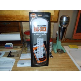 Harley Roadhouse Retro Outdoor Thermometer Harley-Davidson Pre-Luxe Oil Can Home Wall Art Decor