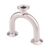 DERNORD 3 Way U Sanitary Ferrule Pipe Fittings Tri-Clamp Type