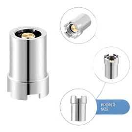 8Pcs 510 Thread Magnetic Adapter - High-Precision Magnetic 510 Thread Connector for Electronic Devices, Soldering Iron & Repair Tools - Durable 510 Thread Magnetic Adapter Replacement Parts