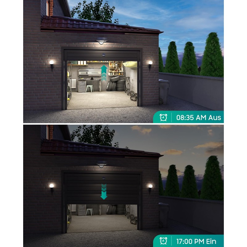 Yomogi WiFi Garage Door Opener Compatible with Alexa Google Home,