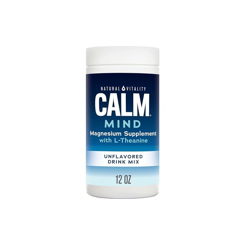 Natural Vitality Calm Mind Magnesio + L - Teanina en