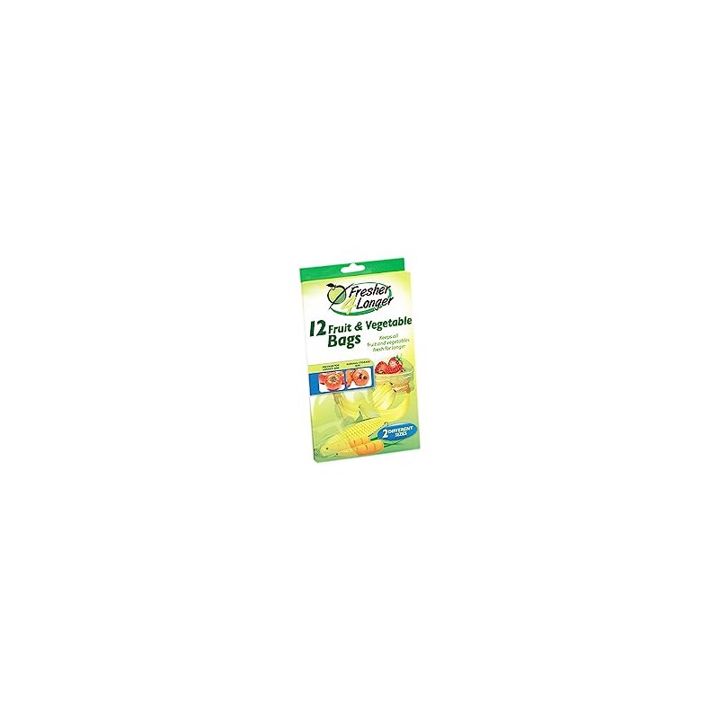 Vsorce4u 12 x 2 Different Size Fruit & Vegetable Bags