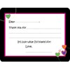 Script and Scribble Brite Mod Hearts Fill-in Thank You Note