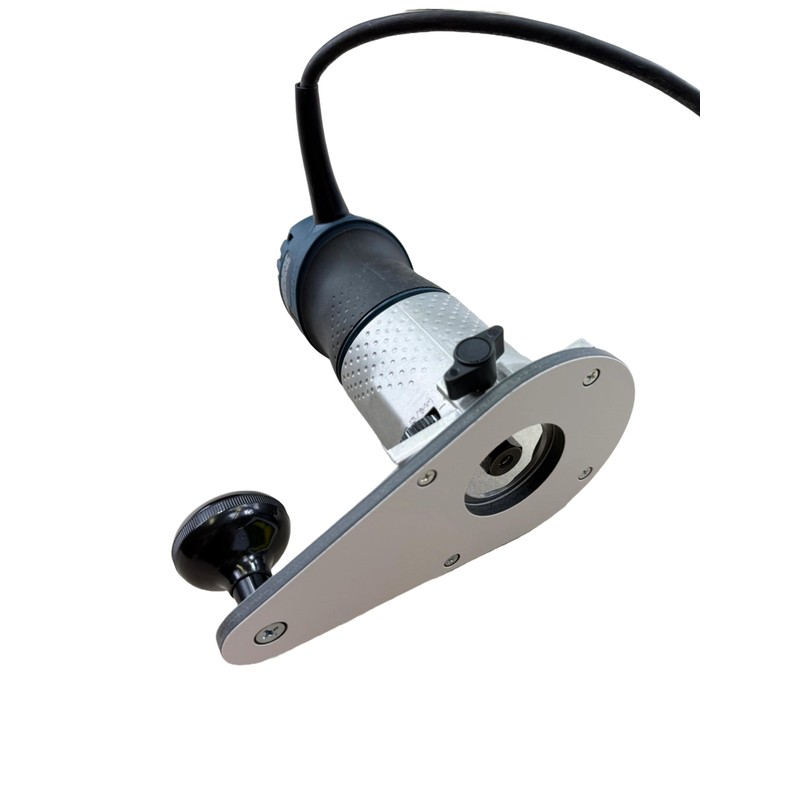 Woodhaven 8325 Trim/Compact/Palm Router Offset Baseplate w/Single Handle for Bosch