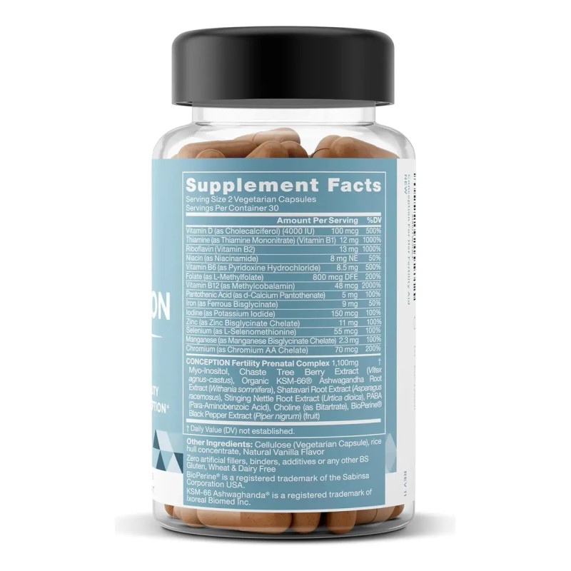 Natural Conception Fertilidad Mujer Pack Importado
