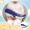 LALA HOME Large Blue Whale Stuffed Animal Giant Hugging Soft