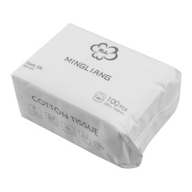 SUNCHSEN 100PCS Disposable Wash Face Towel, Clean Face Towel, Make of Cotton, Remove Makeup Towel, Wash Facial Tissue