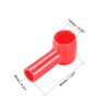 uxcell Battery Terminal Insulating Rubber Protector Covers for 14mm Terminal
