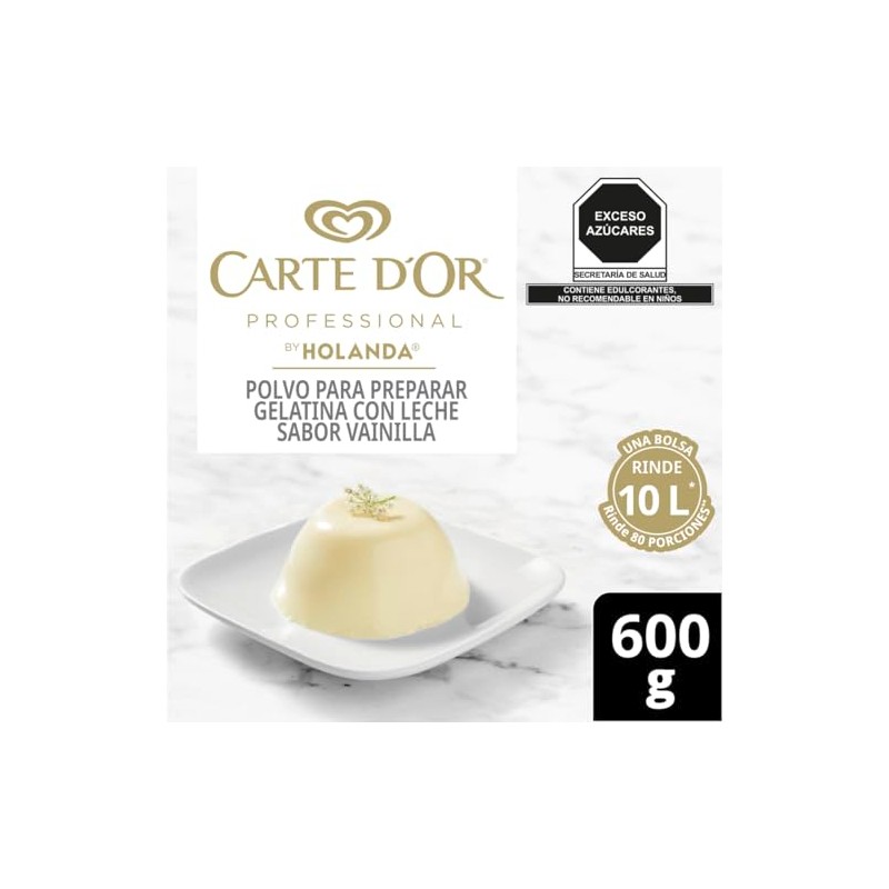 Carte D´Or Gelatina de Vainila con Leche 600 gr UFS