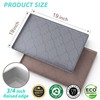 SIKADEER 19" x 19" Under Sink Mat Waterproof, Silicone Mat