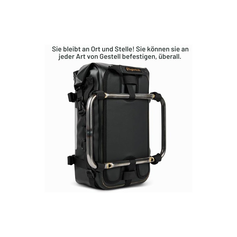 Odinsberg Ragnarök 15L 100% Waterproof Motorcycle Rear Bag - Side