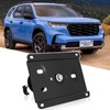 No Drill Front Bumper License Plate Mount Bracket Holder Compatible