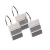 Popular Bath Modern LINE, Shower Hooks, Grey