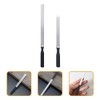 Beavorty 2pcs Stainless Steel Nail Files for Thick Nails Professional