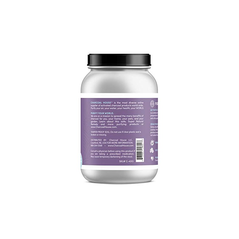 Ultra FINE Coconut Activated Charcoal Powder - Culinary and Cosmetic