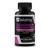 Colágeno Hidrolizado Resveratrol 90 Cápsulas Wellthy Sabor Sin Sabor