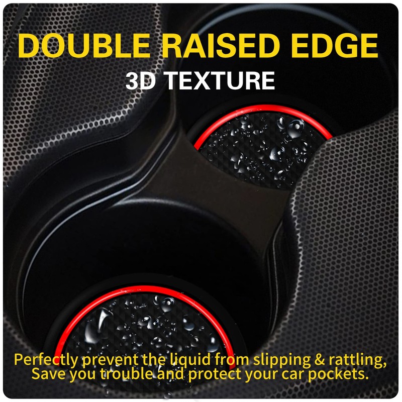 Asgohme Anti-Dust Upgraded Interior Pads Accessories, Compatible with Dodge Challenger