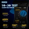 BTMETER Digital Clamp Meter TRMS 9999 Counts Inrush Multimeter Auto