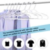 Ollieroo 30 Pack Bendable Plastic Hangers Light-Weight Non-Slip Clothes/Suit Hangers(Grey)