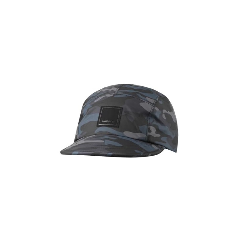 Shimano CA-065Y Rain Jet Cap, Black, Multi Camo, M