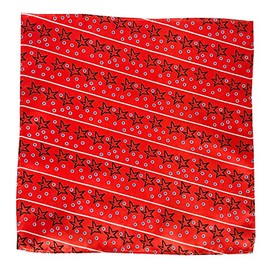 Jacob Alexander Men's Christmas Star Diagonal Stripe with Dots Pocket Square Handkerchief Hanky