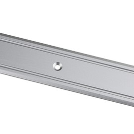 GedoTec Aluminium Transition Profile Super Flat Perforated Transition Rail 2000 x 30 mm Floor Profile Aluminium Silver Anodised Cover Strip for Screwing 1 Piece Rail for Tiles Laminate etc.